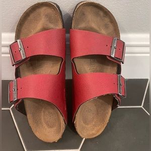 Birkenstock Arizona - red leather